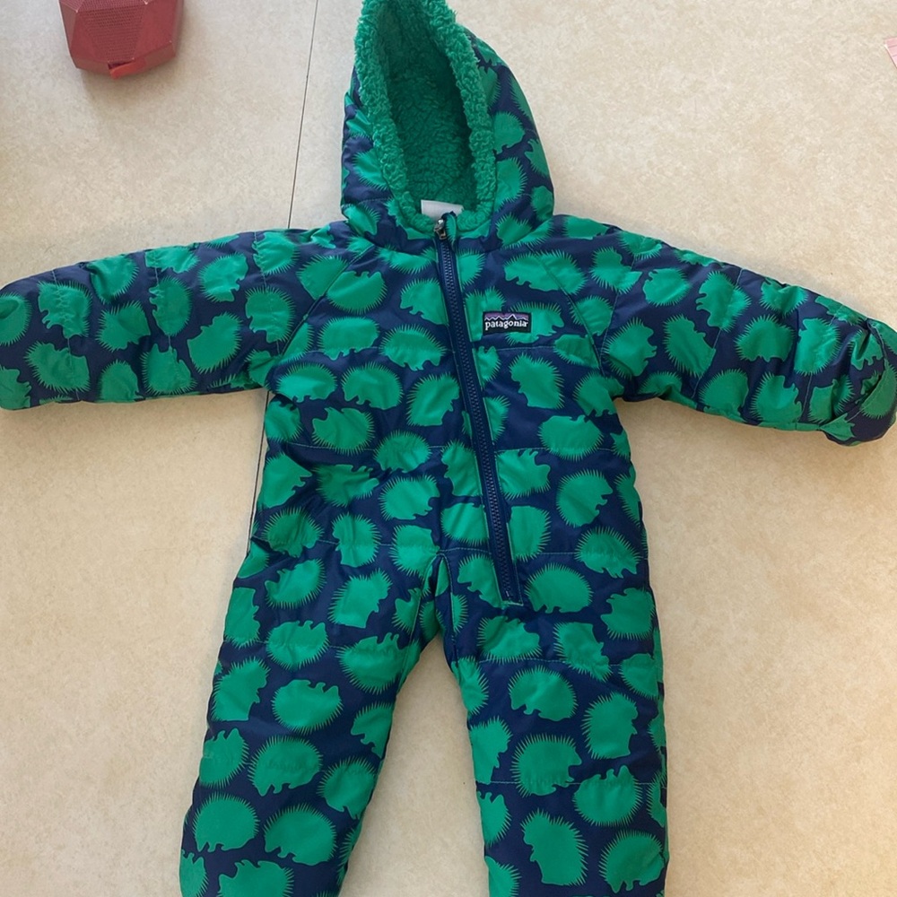 Patagonia 0-3 infant Bunting reversible